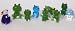 Frog Collection - Hand Blown Glass Figurines - Miniature for Pet Lover