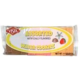 Vista Sugar Wafers, Assorted, 11-Ounce Packages (Pack of 12)