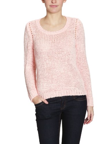 Oui Damen Pullover 28953, Gr. 40, Rosa (rose 3028) Preisvergleich