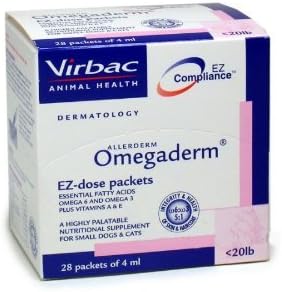 MFR BACKORDER 071615 Omegaderm EZ Dose Packets Under 20 lbs. (28 packets of 4 ml)
