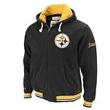 NFL Pittsburgh Steelers Hoody Hoodies Throwback Mitchell & Ness Large Mens