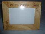 Christmas Memories laser engraved 4x6 Picture Frame