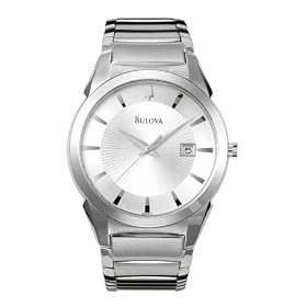 Bulova Mens Bracelet Calendar Watch #96B015 by Bulova