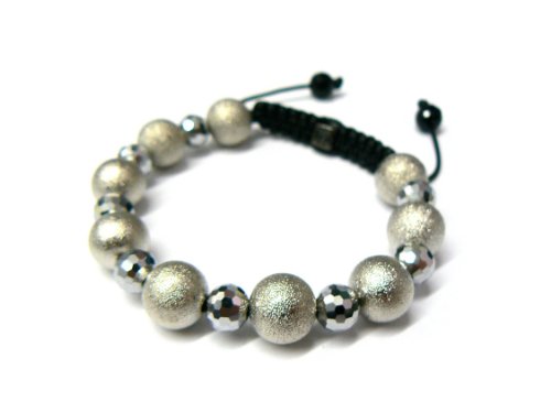 Silver Shamballa 12mm