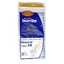 Hoover "SR" Vacuum Bags for Duros / Canisters #401010SR- Generic - 3 pack