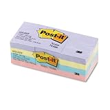 3M Post-it(R) Notes In Pastel Colors, 1 1/2in. x 2in., Pack Of 12