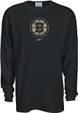 Boston Bruins Faded Logo Long Sleeve Waffle Shirt