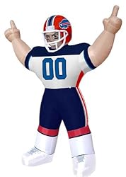 Huge 8' NFL Buffalo Bills Standing Inflatable Football Player Outdoor Decoration
