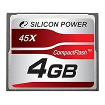 Silicon Power 45x 4GB Compact Flash Memory Card