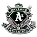 MLB Team Crest Pin - Oakland Athletics