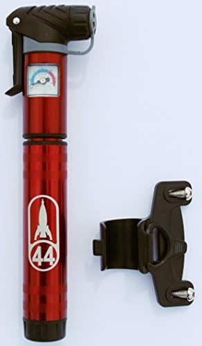 Apollo III Premium Mini Bike Pump with Inset Pressure Gauge and High Volume / High Pressure Setting
