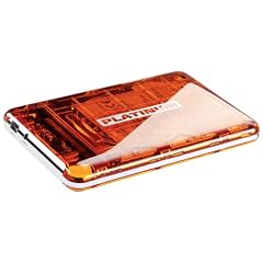 Platinum MyDrive 500 GB Externe Festplatte (6,4 cm (2,5 Zoll), 5400 U/min, 8 MB Cache, USB 2.0) transparent/orange
