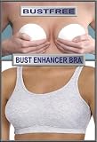 BustFree Strapless Bust Enhancer Bra available in Nude, Black & White & 5 Cup sizes A through Full D