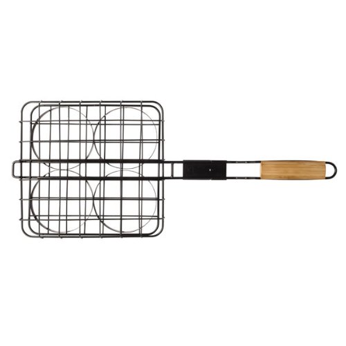 Sagaform 5016014 BBQ Bamboo Hamburgerbräter
