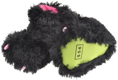 Fluffy Monster Feet Slipper Bootie #ZCH2588_Black_L