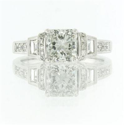 2.03ct Radiant Cut Diamond Engagement Anniversary 