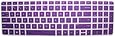HP Pavilion New DV6 (With Number Key) Translucent Keyboard Protector Skin Cover US Layout Purple