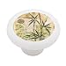 Abstract Bamboo Decorative High Gloss Ceramic Drawer Knob