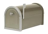 Architectural Mailboxes Bellevue Mailbox Bronze with Platinum