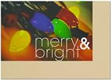 Colored Lights - Recycled Content - Christmas Cards
