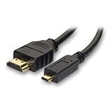 HDMI to Micro HDMI Cable, High Speed with Ethernet, 6 ft , For HTC EVO 4G