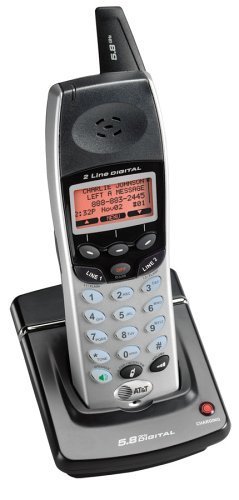 AT&T 5.8 GHz 2-Line Expansion Handset and Charger