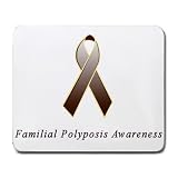 Familial Polyposis Awareness Ribbon Mouse Pad