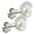 VALERO PEARLS Ohrstecker mit weissen Süßwasser-Zuchtperlen 60178810