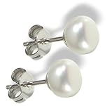 VALERO PEARLS Ohrstecker mit weissen Süßwasser-Zuchtperlen 60178810