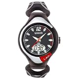 Speedo Unisex SD55142BX Ani-Digi Lap Counter Silicone Strap Watch