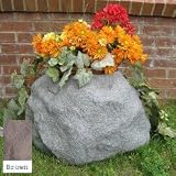 12 Boulder Planter - Faux Rock - Brown (Brown) (15H x 25W x 24D)
