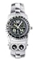 Chase-Durer Men's 220.9BB6-BR21 Trident FCX 2 Alarm Chronograph Black Dial Watch