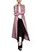 OEUVRE Women's Casual Long Sleeve Red Coat Outwear