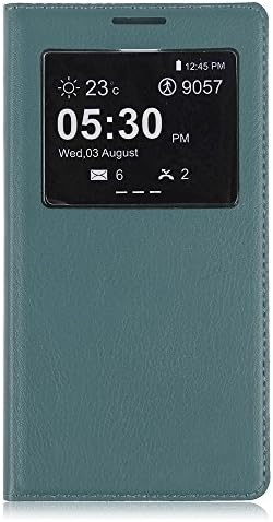 ISWEES Slim Thin Leather Battery Cover Case For Samsung Galaxy Note 3 Neo N7505 N750 (Blue grey)