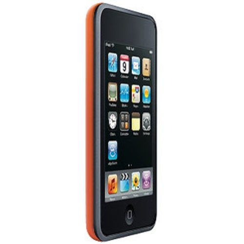 Amzer Rubberized Simple Snap-On Case with Screen Protector for iPod touch 2G, 3G (Orange)