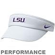 Nike LSU Tigers White 2010 Coaches Performance Adjustable Visor