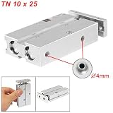 10mm Bore 25mm Stroke Double Shaft Twin Rod Cylinder