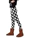 HDE Women Winter Knit Leggings Fleece Line Nordic Design Thermal Insulated Pants (Bunnies!, L)