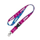 Detroit Lions Breast Cancer Awareness 2-Tone Detachable Lanyard