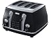 De'Longhi Icona CTO4003.BK 4-Slice Toaster, Black Buy it Now