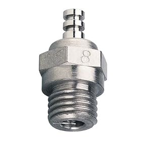 O.S. Glow Plug - #8 Standard Long from Aircraft Engines Glow