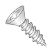 #4 x 7/8" Type AB Self-Tapping Screws/Phillips/Flat Head/18-8 Stainless Steel (Carton: 5,000 pcs)