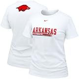 Nike Arkansas Razorbacks 2010 Ladies White Practice T-shirt