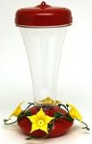 Perky-Pet 122TF Aster Top Fill Push-Pull 12-ounce Plastic Hummingbird Feeder