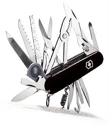 Victorinox Swiss Army Swiss Champ Pocket Knife (Black)