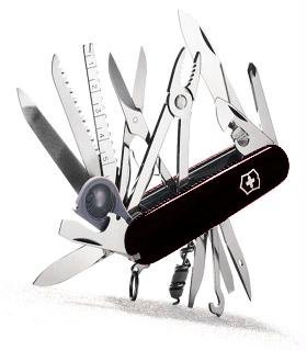 Victorinox Swiss Army Swiss Champ Pocket Knife (Black) Victorinox Swiss Army Swiss Champ Pocket Knife (Black)