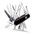 Victorinox Swiss Army Swiss Champ Pocket Knife (Black)