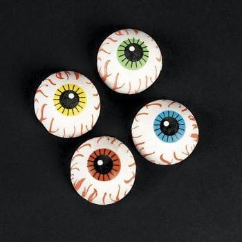 Eyeball Erasers - Bulk 24 Pack - Halloween giveaways and School Supplies