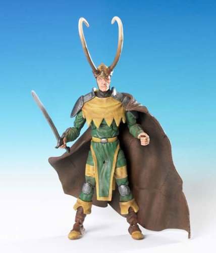 Marvel Legends Onslaught Series 13 Action Figure Long Horn Loki