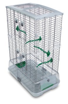 Hagen Vision Bird Cage for Cockatiels, Medium – Tall, Color:Green